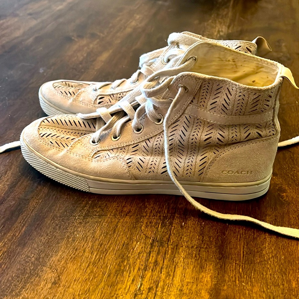 Coach Suede High Tops - 37